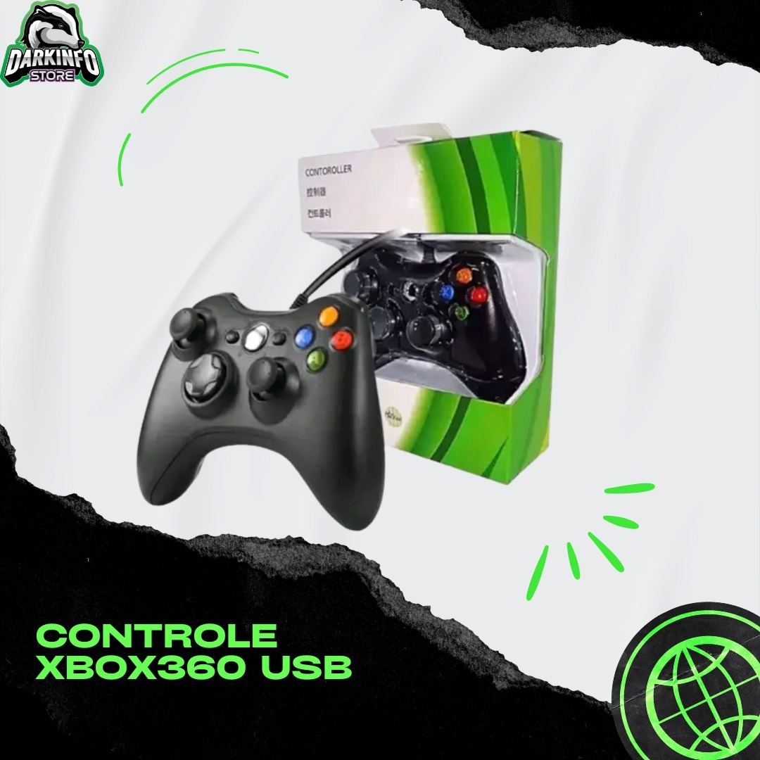 Controle Xbox 360 com USB